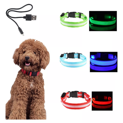 Glow-In-The-Dark LED Dog Collar