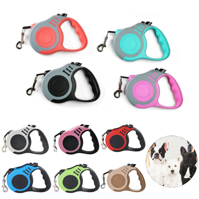 3m / 5m (9.8ft / 16.4ft) Automatic Retractable Dog Leash