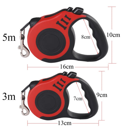 3m / 5m (9.8ft / 16.4ft) Automatic Retractable Dog Leash