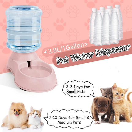 Automatic Pet Food & Water Feeder